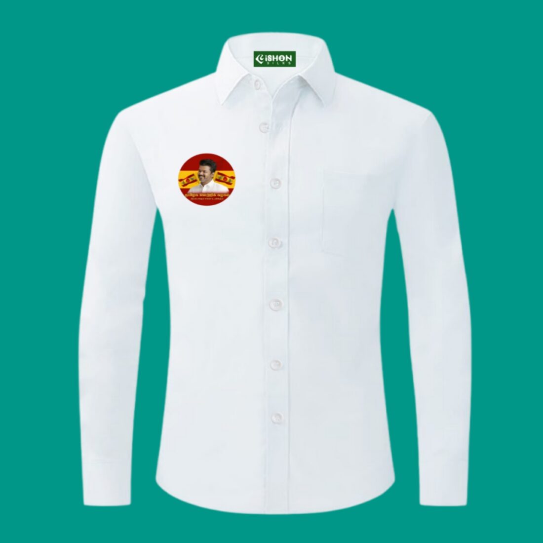tvk logo white shirt