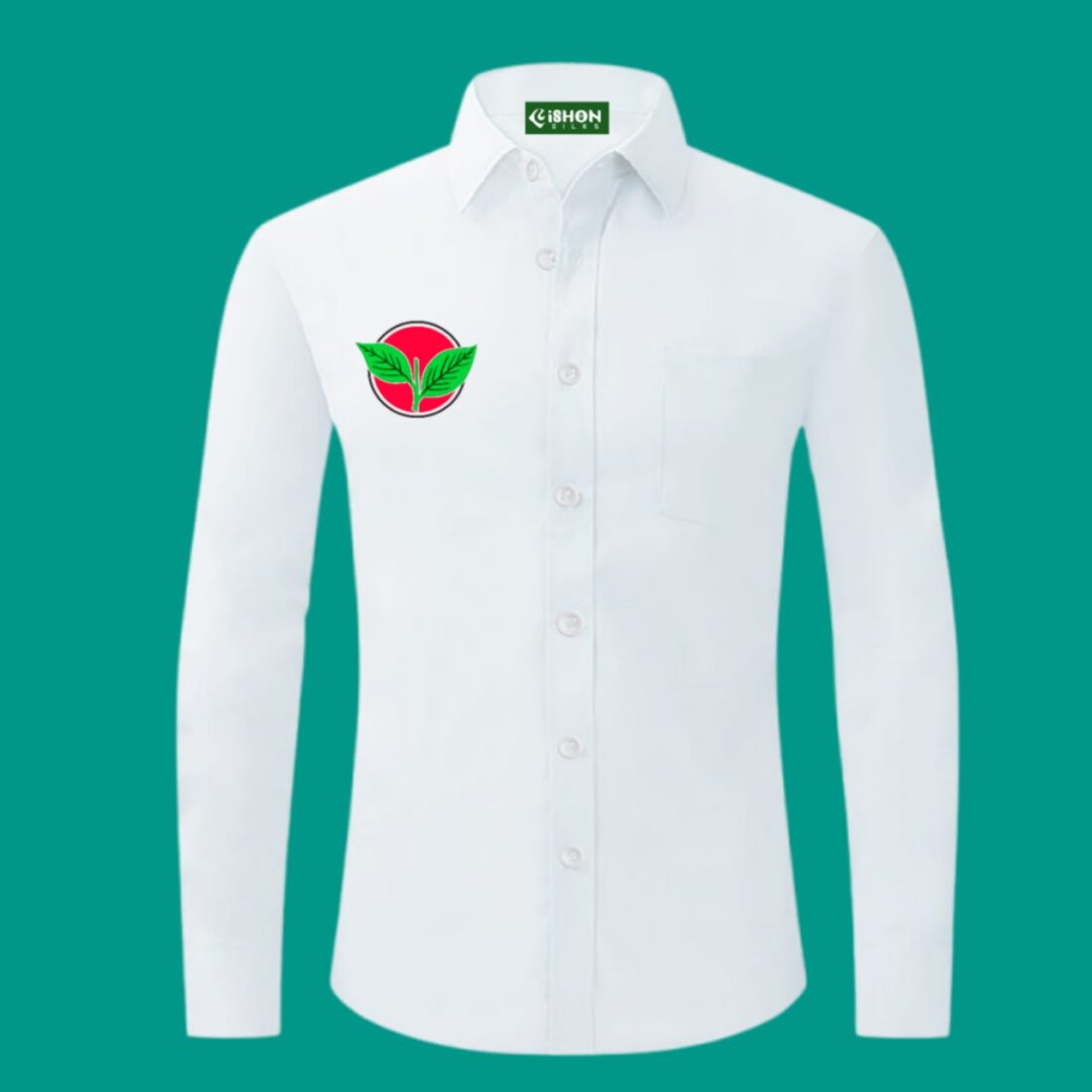 admk logo white shirt
