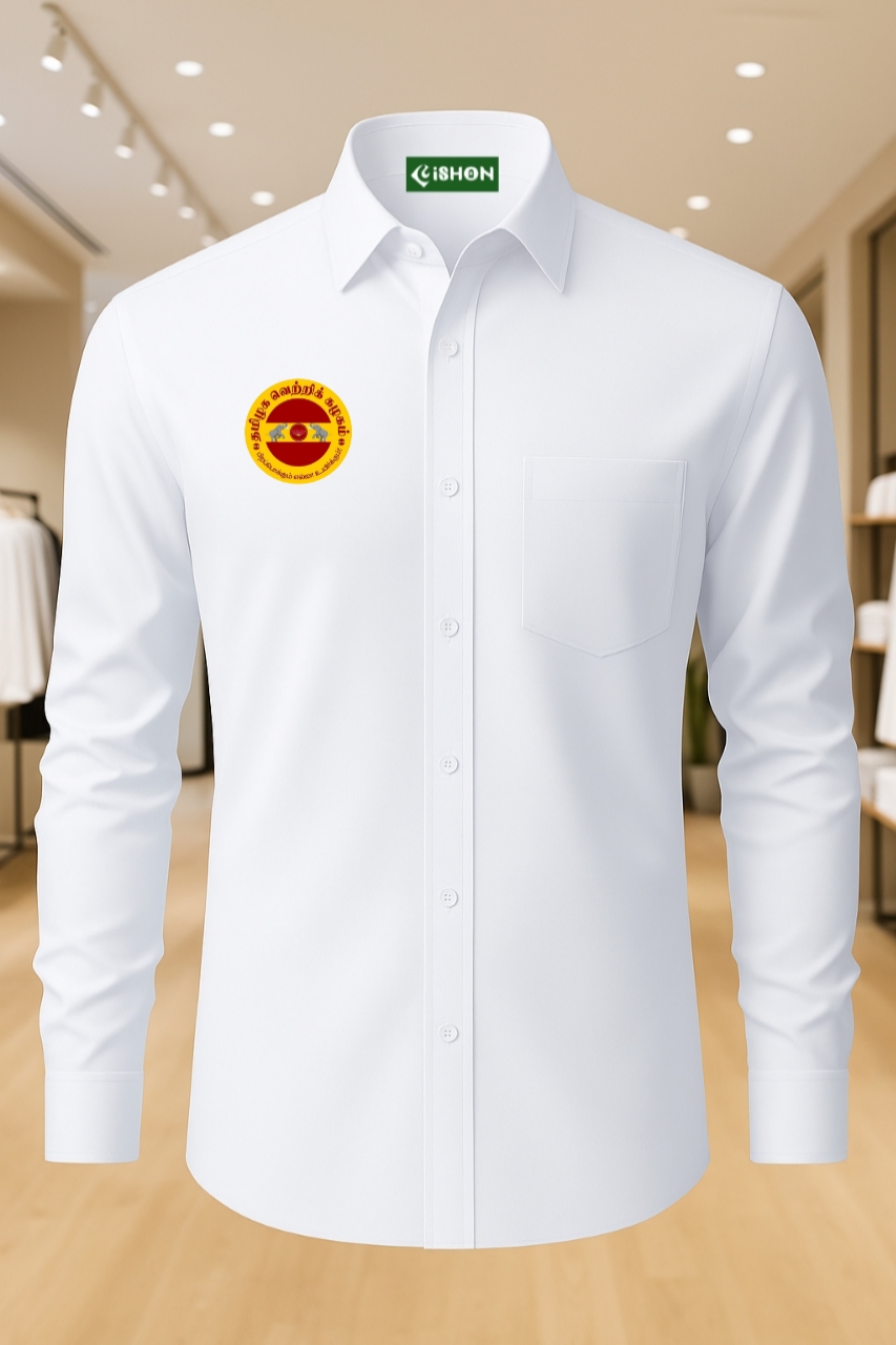 tvk logo white shirts